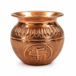 Engraved Copper Kalash with Swastik for Puja & Rituals - Image 5