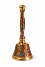Meenakari Brass Puja Bell for Mandir & Aarti Rituals - Image 8