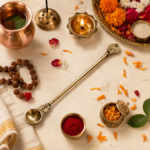 Traditional Brass Havan Spoon / Ghee Offering Ladle for Yagya, Homa & Puja