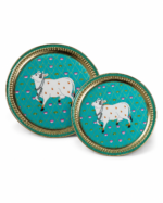 Premium Cow Design Brass Pooja Plate Set for Bhog, Gau Puja & Rituals - Image 10