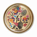 Peacock Design Brass Decorative Puja Plate for Mandir & Festive Use - Image 5
