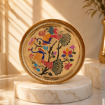 Peacock Design Brass Decorative Puja Plate for Mandir & Festive Use - Image 10