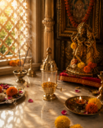 Brass Akhand Jyot Diya Lamp with Glass Cover for Mandir & Daily Puja - Image 5
