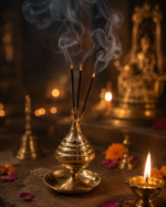 Premium Brass Agarbatti Stand / Incense Stick Holder for Pooja, Meditation & Home Mandir Décor - Image 7