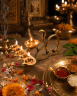 Brass Naag Panch Aarti Diya with Snake Design for Puja & Aarti - Image 10