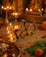 Brass Naag Panch Aarti Diya with Snake Design for Puja & Aarti - Image 11