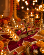 Brass Naag Panch Aarti Diya with Snake Design for Puja & Aarti - Image 3