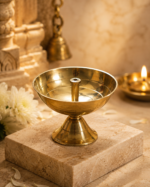 Brass Akhand Diya for Daily Puja - Image 4