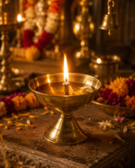 Brass Akhand Diya for Daily Puja - Image 3