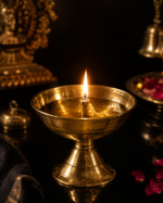 Brass Akhand Diya for Daily Puja - Image 2