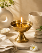 Brass Akhand Diya for Daily Puja - Image 8