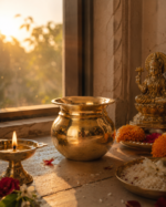 Peetal Lota Kalash for Puja, Jal Arpan & Ritual Use - Image 2