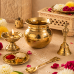 Peetal Lota Kalash for Puja, Jal Arpan & Ritual Use
