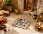 Brass Vastu Pyramid Plate for Home & Office | Energy Balancing Sacred Geometry Decor - Image 6