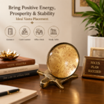 Brass Vastu Tortoise with Sampoorna Yantra Plate | Feng Shui Turtle for Wealth & Positive Energy - Image 2