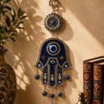 Hamsa Hand Evil Eye Wall Hanging | Nazar Protection Decor for Home Entrance