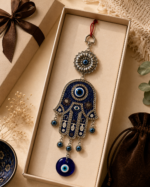 Hamsa Hand Evil Eye Wall Hanging | Nazar Protection Decor for Home Entrance - Image 5