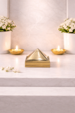 Brass Vastu Pyramid for Desk & Home | Energy Balancing Feng Shui Pyramid Decor - Image 3