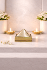 Brass Vastu Pyramid for Desk & Home | Energy Balancing Feng Shui Pyramid Decor - Image 5