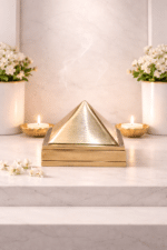 Brass Vastu Pyramid for Desk & Home | Energy Balancing Feng Shui Pyramid Decor - Image 7