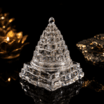 Crystal Shree Yantra Pyramid for Vastu & Meditation | Sacred Geometry Energy Crystal Decor