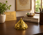 Brass Shree Yantra Pyramid for Vastu & Meditation | Sacred Geometry Spiritual Decor - Image 8