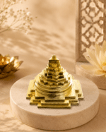 Brass Shree Yantra Pyramid for Vastu & Meditation | Sacred Geometry Spiritual Decor - Image 7