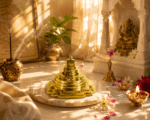 Brass Shree Yantra Pyramid for Vastu & Meditation | Sacred Geometry Spiritual Decor - Image 6