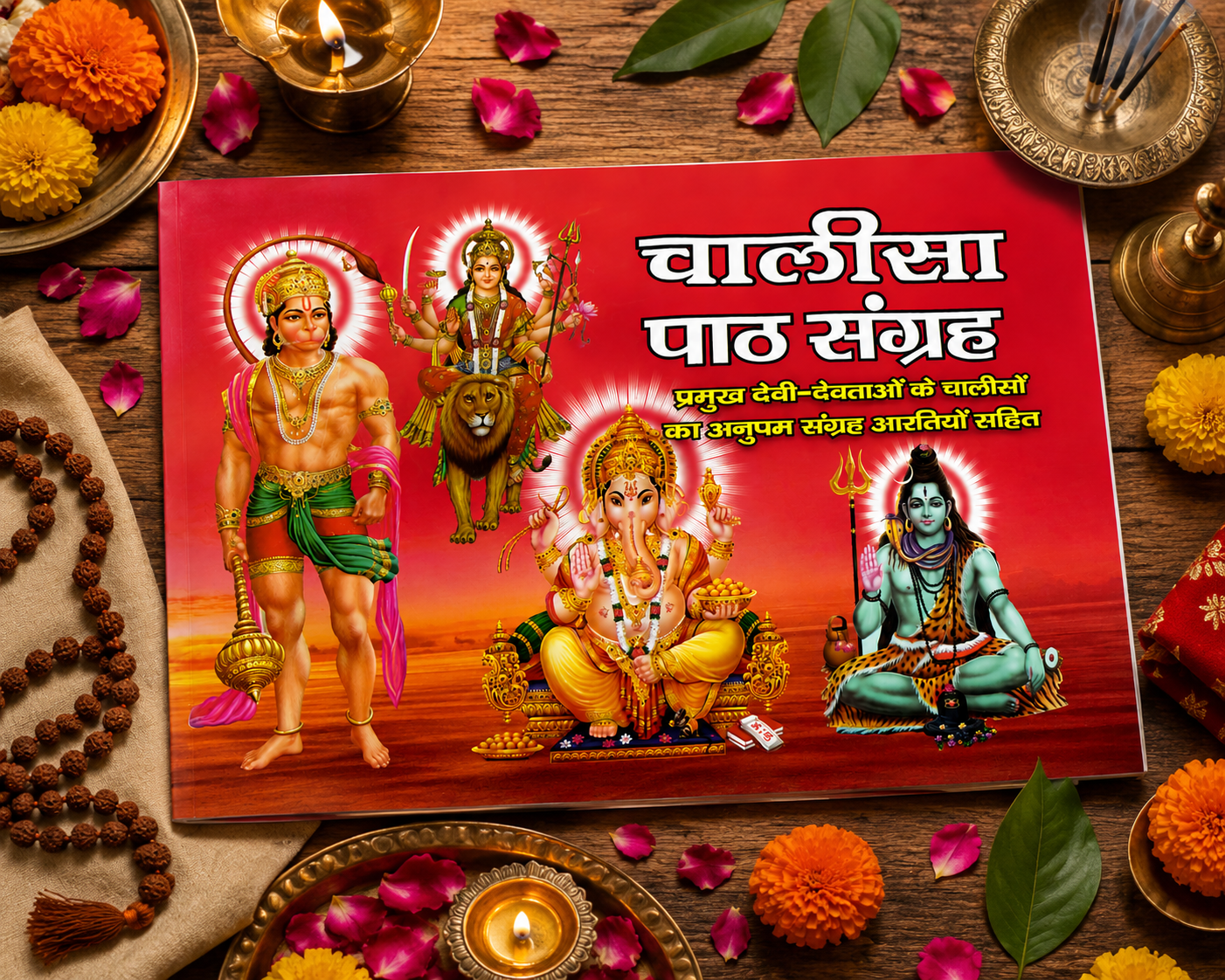 chalisa path (3) Chalisa Path Sangrah with Aarti – Hindi Devotional Book - Image 1