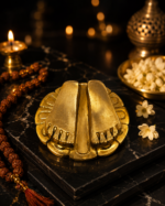 Brass Vishnu Paduka / Charan Paduka for Home Mandir - Image 6