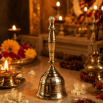 Plain Brass Hand Bell for Daily Pooja