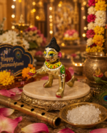 Hand-Painted Laddu Gopal Crawling Idol / Bal Krishna Murti - Image 8