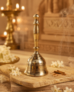Plain Brass Hand Bell for Daily Pooja - Image 2