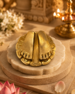 Brass Vishnu Paduka / Charan Paduka for Home Mandir - Image 8