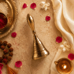 Smooth Brass Pooja Bell with Rounded Handle - Image 4