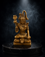 Brass Lord Shiva Idol with Trishul for Home Mandir - Image 6