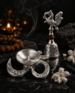 Peacock Bell and Om Diya Pooja Set - Image 5