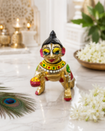 Hand-Painted Laddu Gopal Crawling Idol / Bal Krishna Murti - Image 6