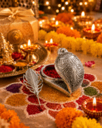 Peacock Feather Roli Chawal Tilak Box with Applicator - Image 4