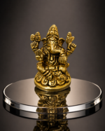 Brass Lord Ganesha Idol for Home Mandir & Vastu Décor - Image 9