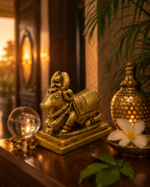 Brass Nandi Idol for Shivling and Mahadev Mandir - Image 6