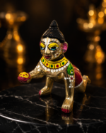 Hand-Painted Laddu Gopal Crawling Idol / Bal Krishna Murti - Image 4