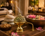 Premium Brass Dhoop Dani Incense Burner for Pooja & Home Fragrance - Image 3