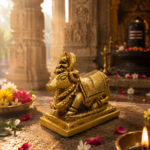 Brass Nandi Idol for Shivling and Mahadev Mandir