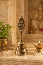 Premium Brass Garuda Idol Pooja Bell / Garuda Ghanti for Vishnu Pooja & Home Mandir