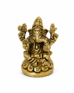 Brass Lord Ganesha Idol for Home Mandir & Vastu Décor - Image 3