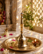 Plain Brass Hand Bell for Daily Pooja - Image 5
