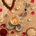 Peacock Bell and Om Diya Pooja Set - Image 2