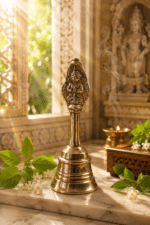 Premium Brass Garuda Idol Pooja Bell / Garuda Ghanti for Vishnu Pooja & Home Mandir - Image 8