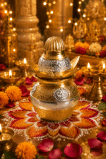 Decorative Brass Om Kalash for Pooja and Mandir Setup - Image 5